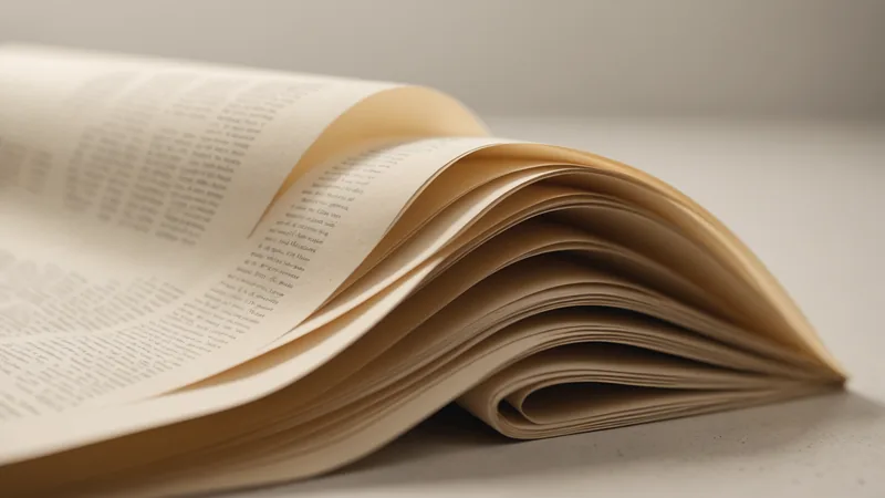Stacked document pages gradually fading from front to back